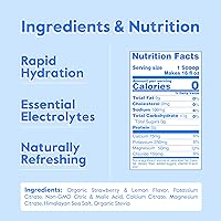 Vista 41 de Nectar - Paquete de electrolitos en polvo, sin azúcar y 0 calorías, de frutas orgánicas, hidratación diaria IV para alivio de la deshidratación