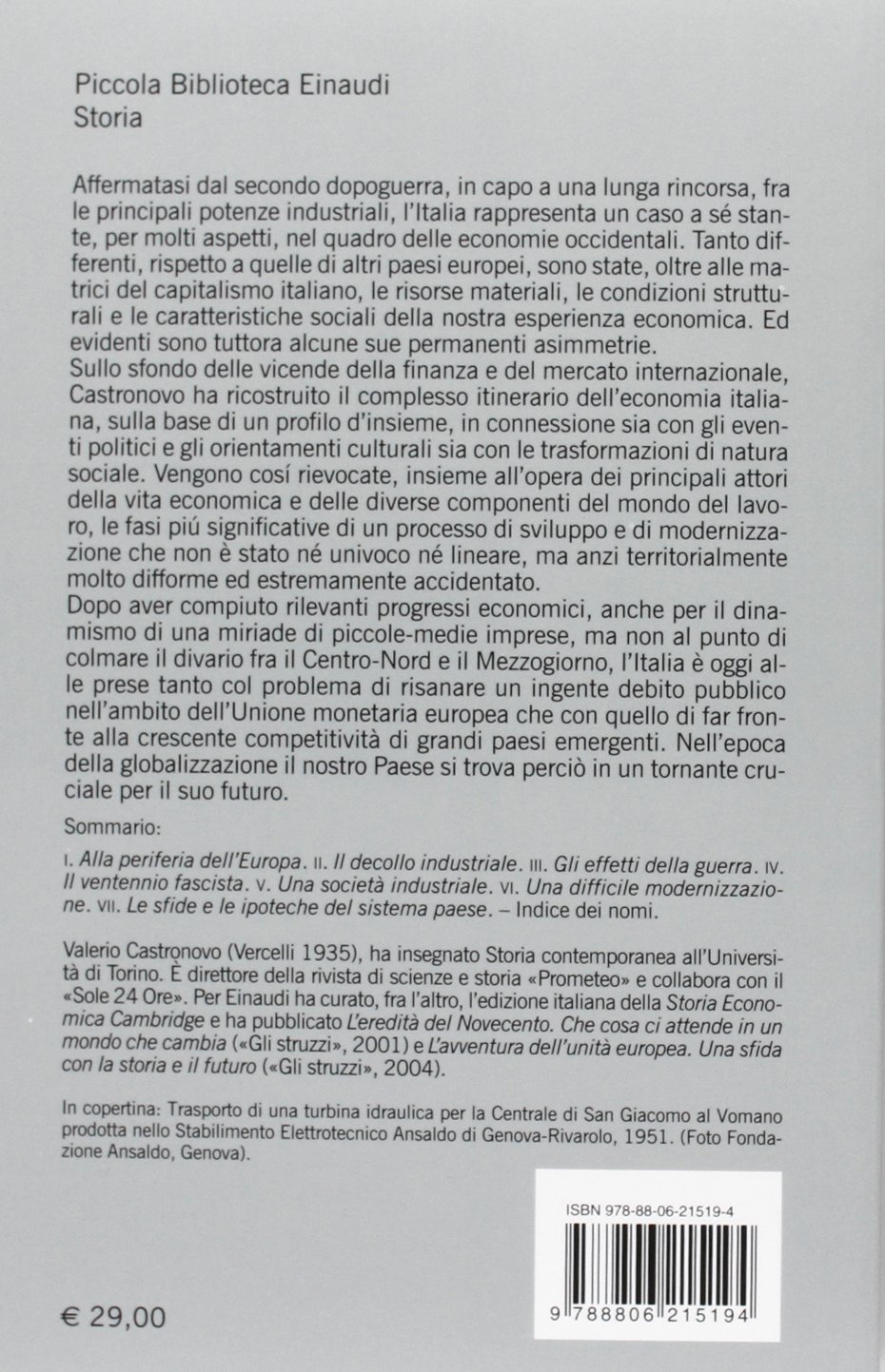Storia economica d'Italia. Dall'Ottocento ai giorni nostri