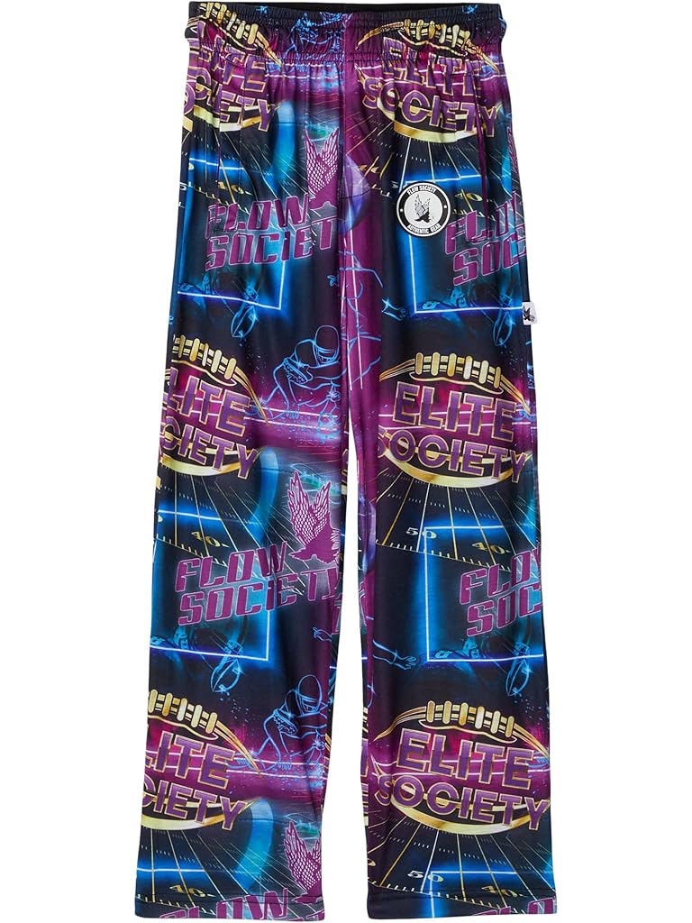 Black FLOW SOCIETY Youth Elite Football Lounge Pants (Little Kid/Big Kid)