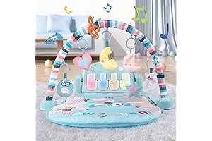TEMI Baby Gym Toys & Activity Play Mat: Unleash Imagination and Skill...