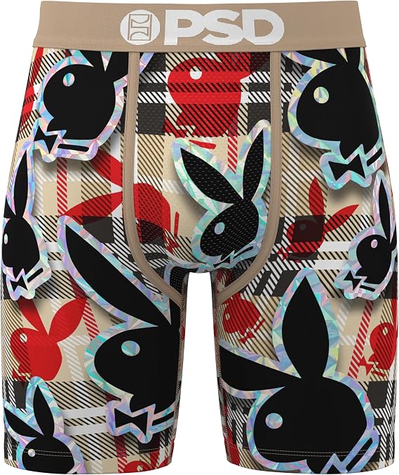 PSD Men's PB Checkmate Boxer Brief, Multi, S