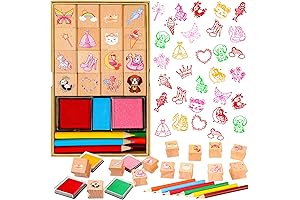 Kids Stamps for Crafts, Creative Stamping Adventure