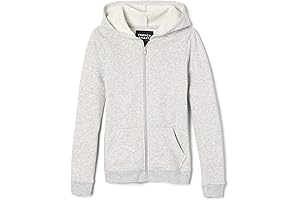 Girls' Zip Front Fleece Hoodie: Comfort and Style