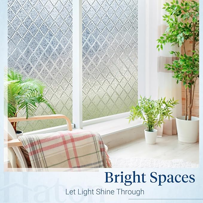 Vinilo opaco decorativo para ventana Haton 17.5" x 78.7" miniatura 4