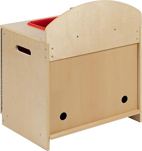 Miniatura 7 de Flash Furniture Hercules - Fregadero de cocina de madera para niños para uso comercial o doméstico, seguro, diseño apto para niños