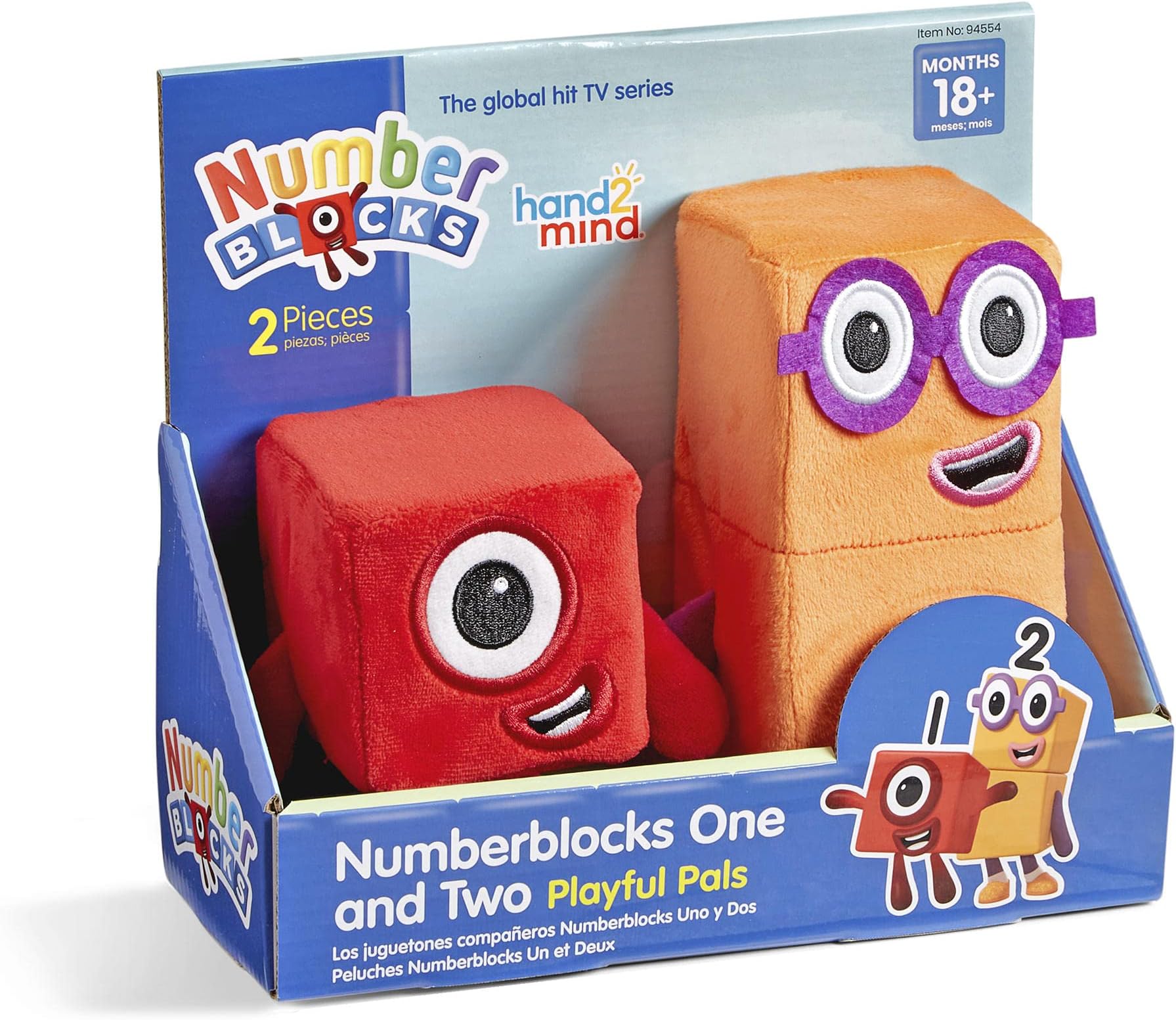 hand2mind Numberblocks One and Two Playful Pals, Numberblocks Plush, Numberblocks Toys, Cute Plushies, Plush Toys, Cute Stuffed Animals, Preschool Toys, Sensory Toys, Imaginative Play Toys