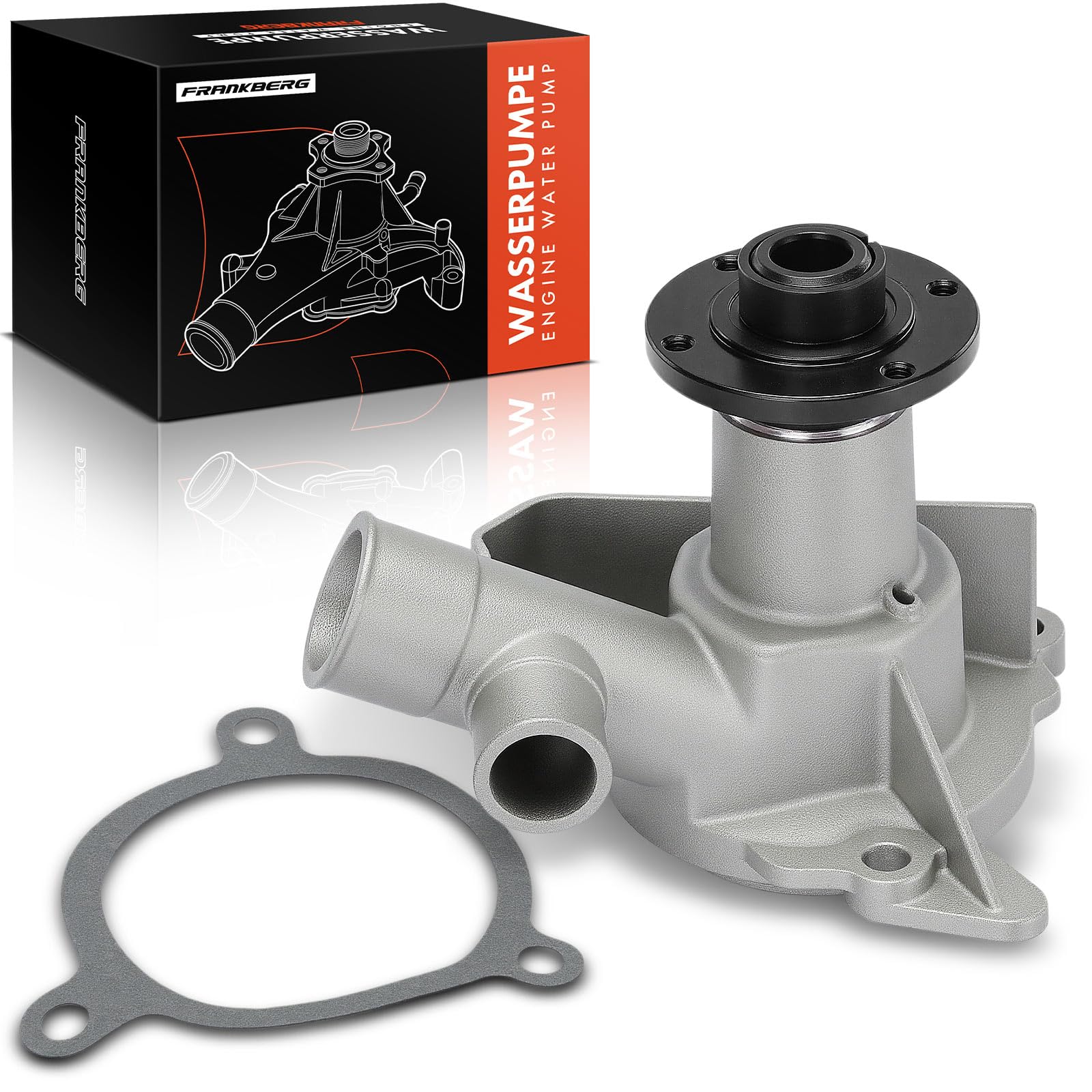 Frankberg Pompa dell'acqua di raffreddamento con guarnizione PA0211 42014 | Compatibile con: Serie 3 E30, Serie 3 E21, Serie 3 Cabrio E30, Serie 5 E28
