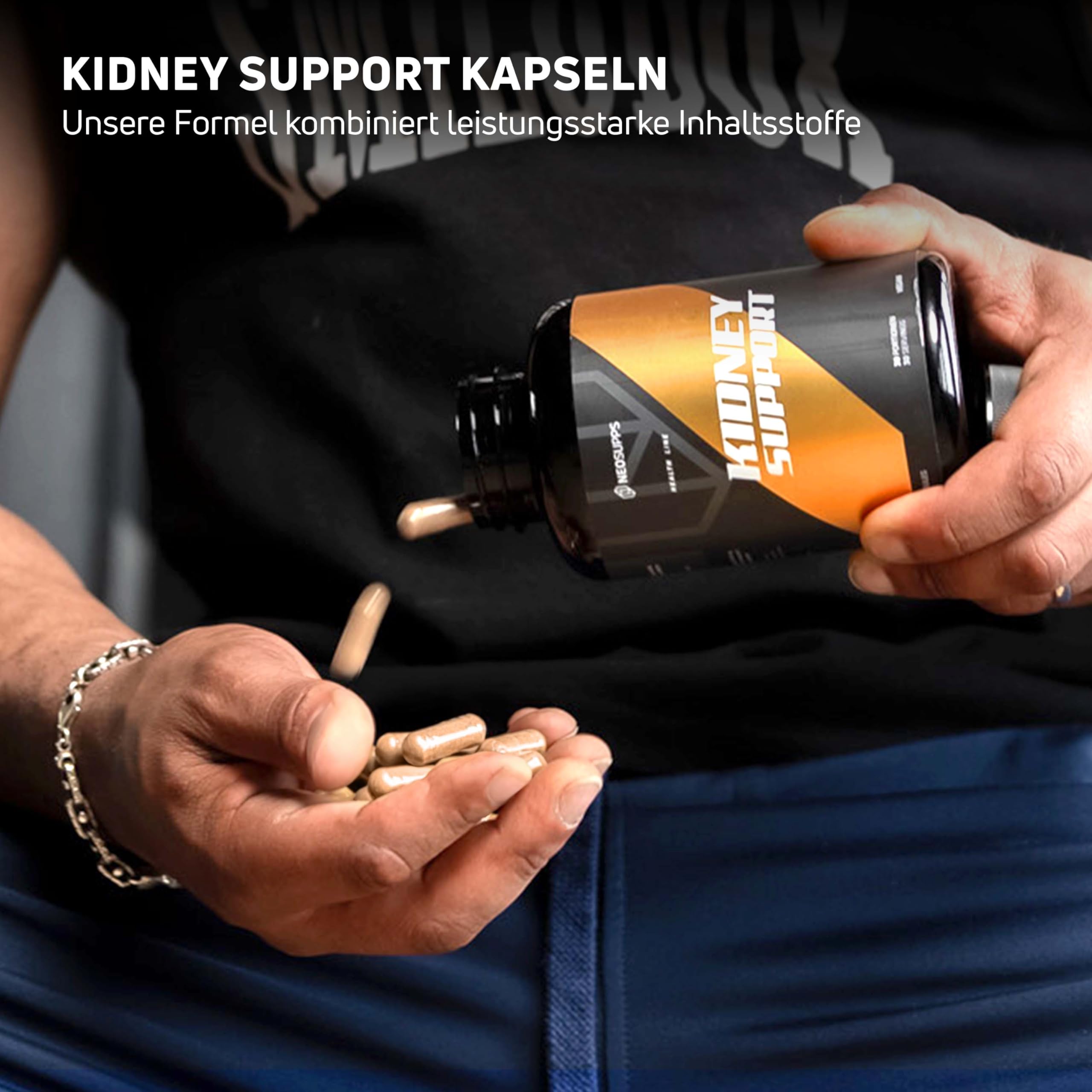 Neosupps Kidney Support, 240 Kapseln Vegan, Natürliche Nierenunterstützung Astragalus, Sinensis & Selleriesamenextrakt, Entgiftung, Harnwegsgesundheit & Zellschutz (240 Kapseln, Geschmacksneutral)