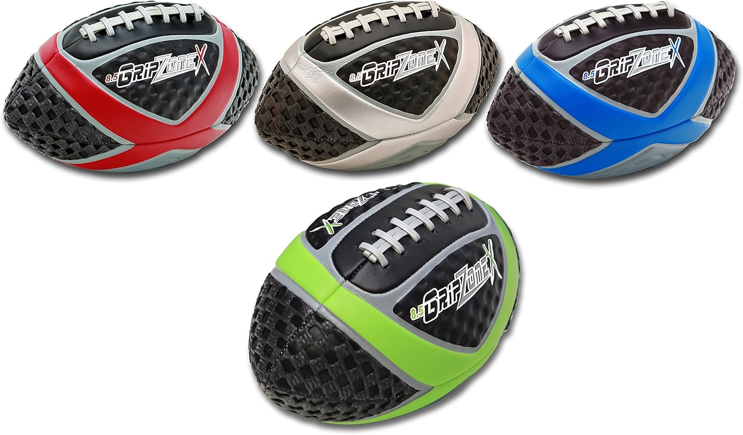 Grip Zone (X) Football 9.0 Silver, Youth Size by: Saturnian I