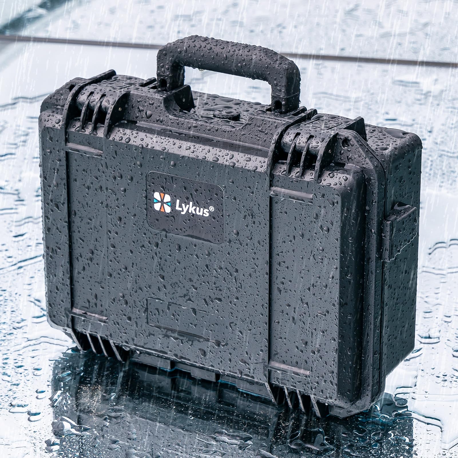 Lykus Titan AM100 Maletín/Maleta/Estuche/Case Impermeable para Potensic Atom 2/Atom 3-Axis/Atom SE/Atom LT Fly More Combo,Compatible con 7 baterías [Solo MALETÍN]