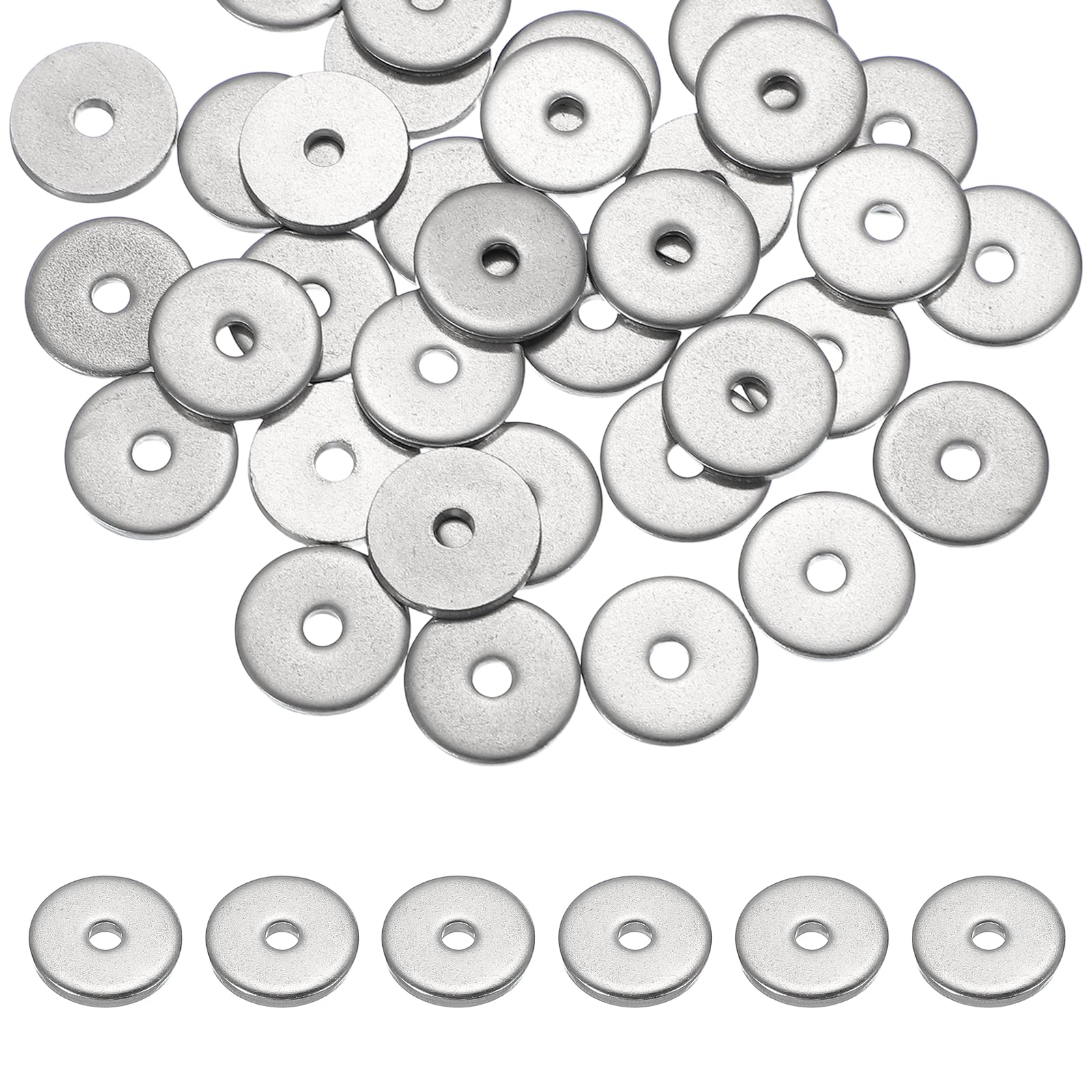 PATIKIL M3 x 16mm Metal Screw Washers Set, 36Pcs 304 Stainless Steel Flat Washers for Screws Bolts Factories Home Outdoor Projects
