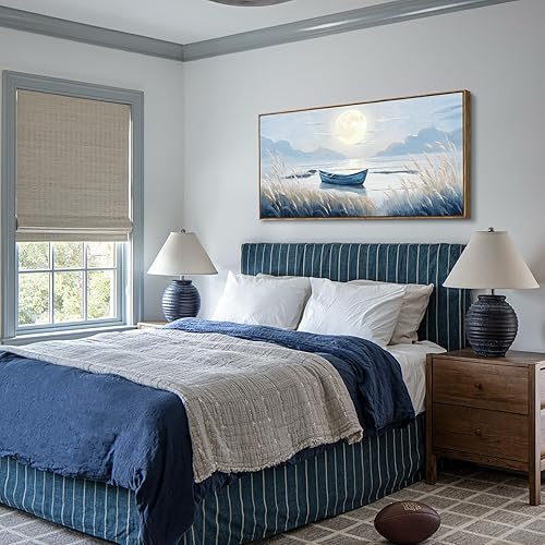 Vista 154 de AMATOP Arte para pared, flor enmarcada pintada a mano, pintura al óleo sobre lienzo, galería, obra de arte floral moderna, envuelta para la Pintura