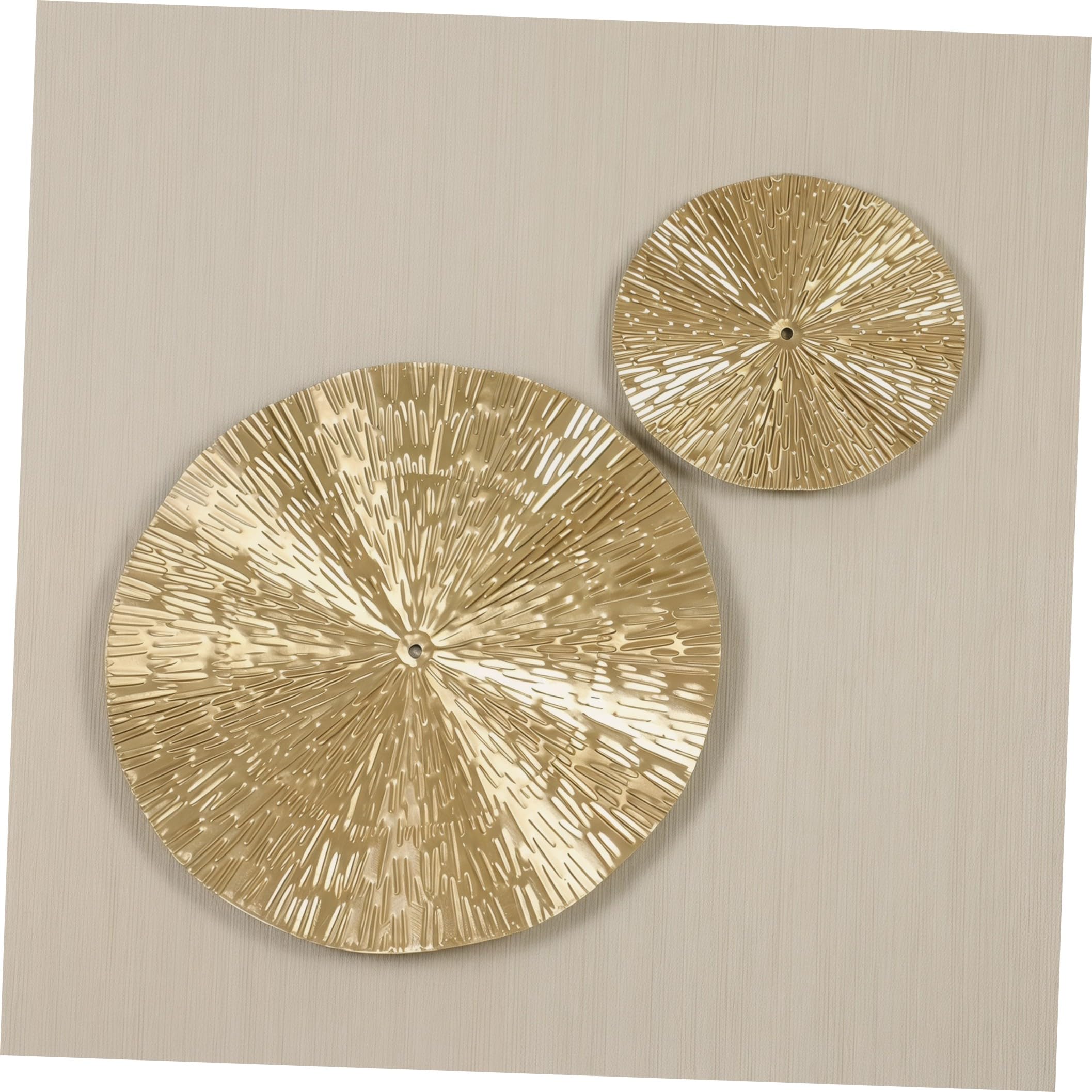 Zerodeko Decorazione da Parete a Cerchi in Metallo 6pezzi Vacanze Estive