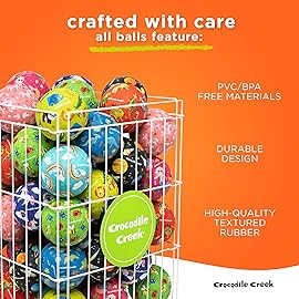 Crocodile Creek Playground Ball - Durable Rubber Ball for Kids Ages 3 and Up - Bouncy Inflatable Ball for Kickball, Indoor Games, and Outdoor Sports - PVC-Free - Fish - 5-inch Diameter