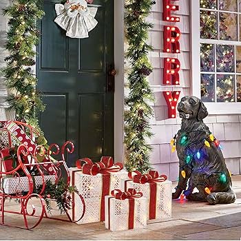 Verlichte Geschenkdozen Kerstdecoratie, 3 STKS Transparante Dozen Ornament Pre-lit Xmas Present Dozen Voor Kerstboom Rok Ornament Kerstboom Party Vakantie Decor