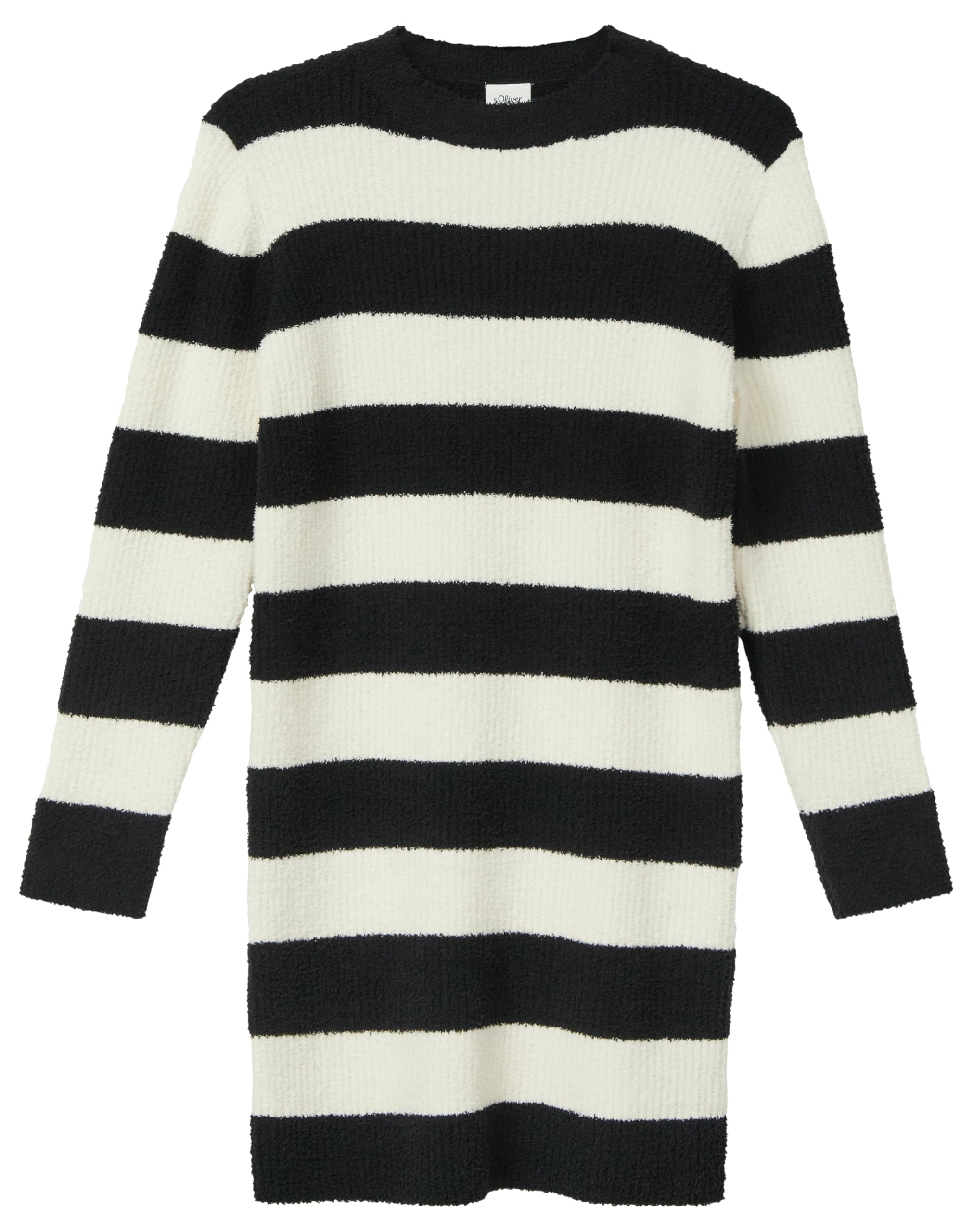 s.Oliver Kurzes Strickkleid mit Streifen