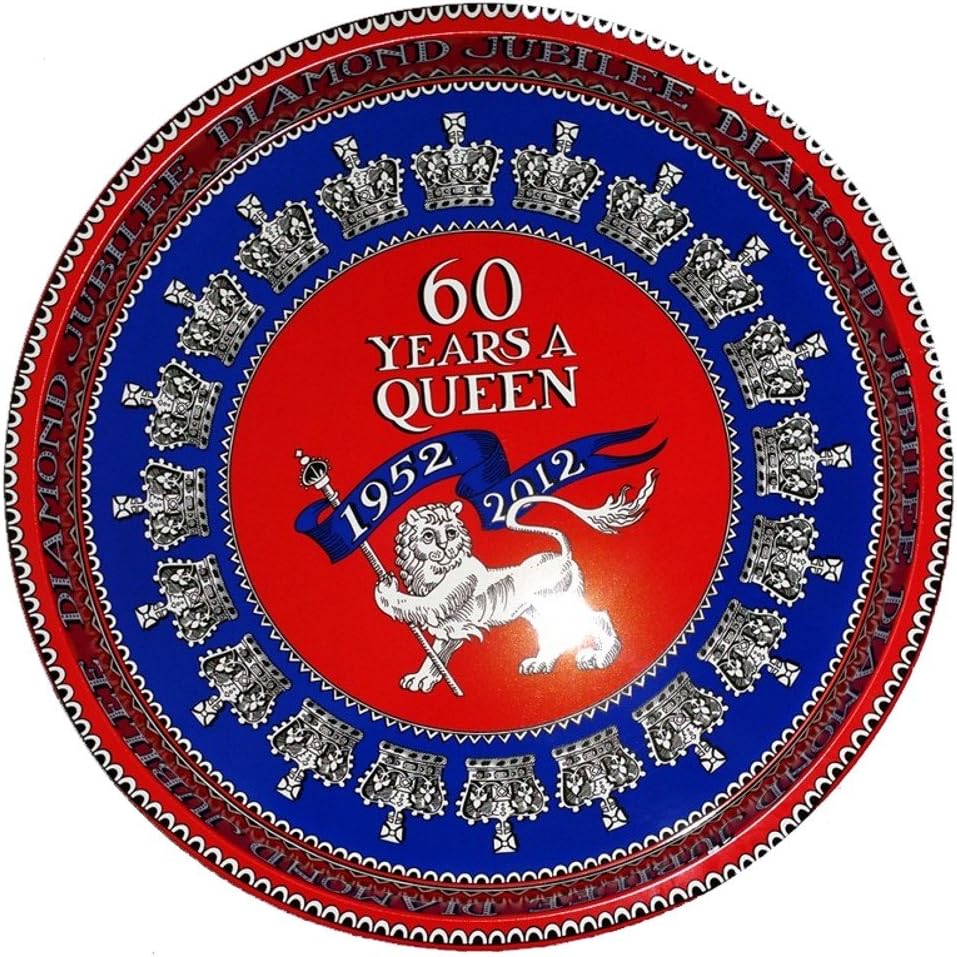 QUEEN'S JUBILEE SERVING TRAY - BUY ONE GET ONE FREE - Great for mom, dad, sister, brother, grandparents, aunt, uncle, cousin, grandchildren, grandma, grandpa. Her majesty, the Queen of England.