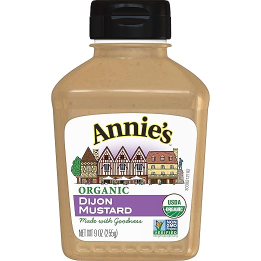 Annie's Organic Dijon Mustard, Gluten Free, 9 oz. Grocery & Gourmet Food