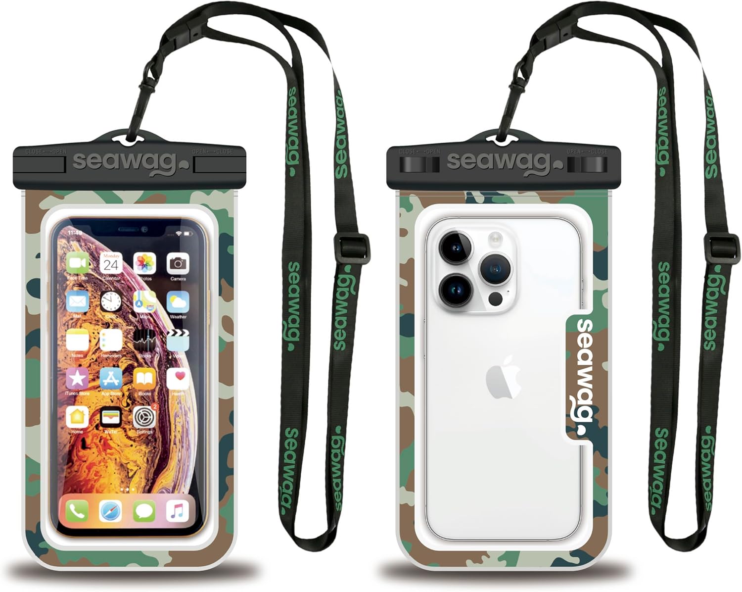 SEAWAG Waterproof Pouch for Smartphone Universal Size (Camouflage)