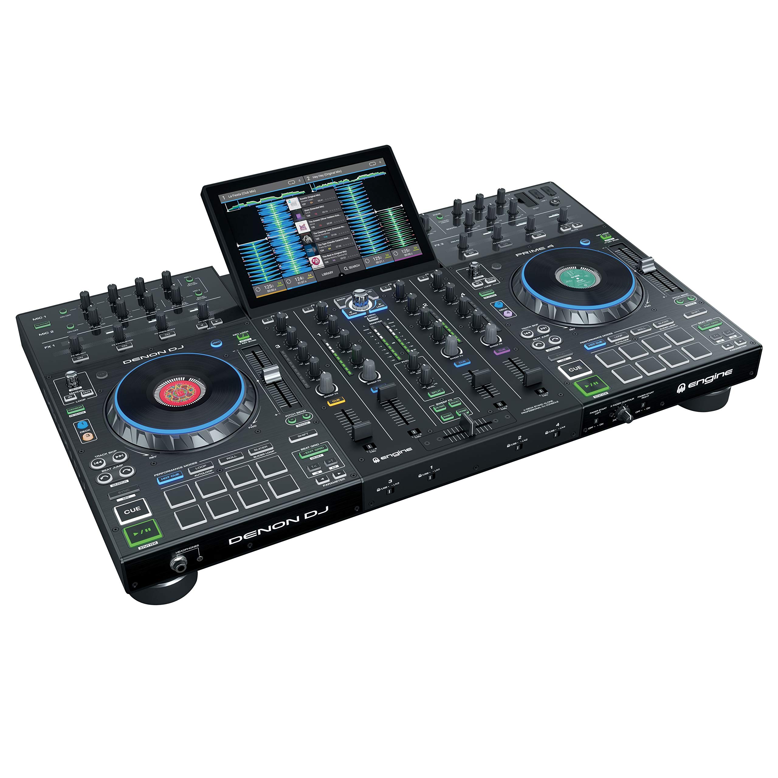 Denon DJ Prime 4 |4-Deck Standalone DJ System : Amazon.in: Musical