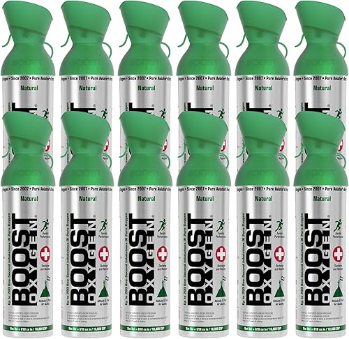 Miniatura 11 de Boost Oxygen Recipiente grande natural de 10 L | Soporte respiratorio para recuperación aeróbica, altitud, rendimiento y salud (paquete de 2)