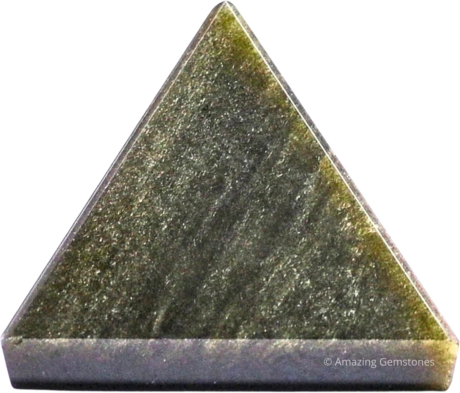 Amazing Gemstone Gold Sheen Obsidian Pyramid Crystal Healing Stones – 1″ Great Pyramid Figurine of Natural Stone Pyramid for Meditation, Reiki, Chakra Balancing and Crystal Pyramids Grid