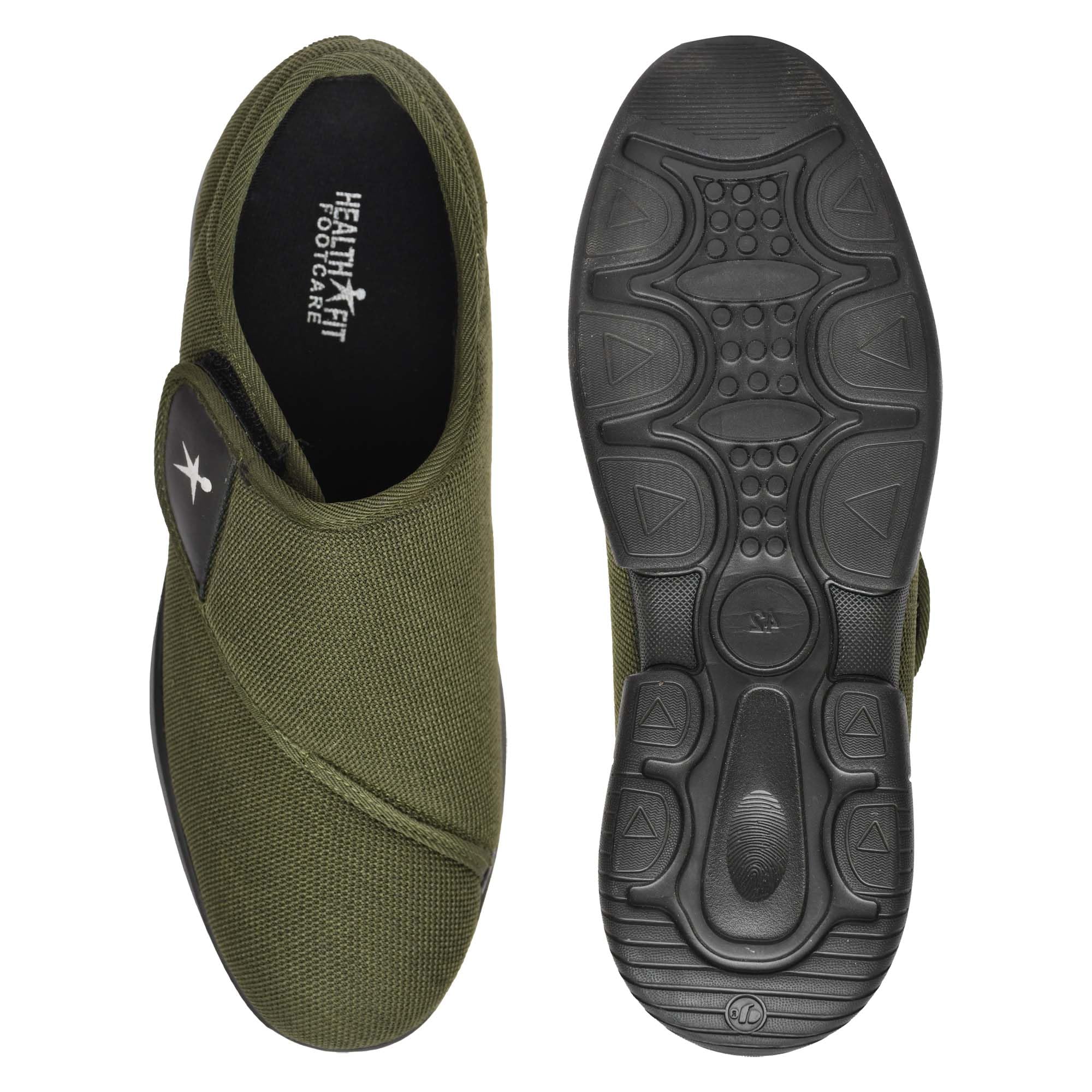HEALTH FIT Zapatos deportivos ortopédicos y diabéticos, suela suave, transpirable, ultraligeros, para correr y caminar, para hombre 722