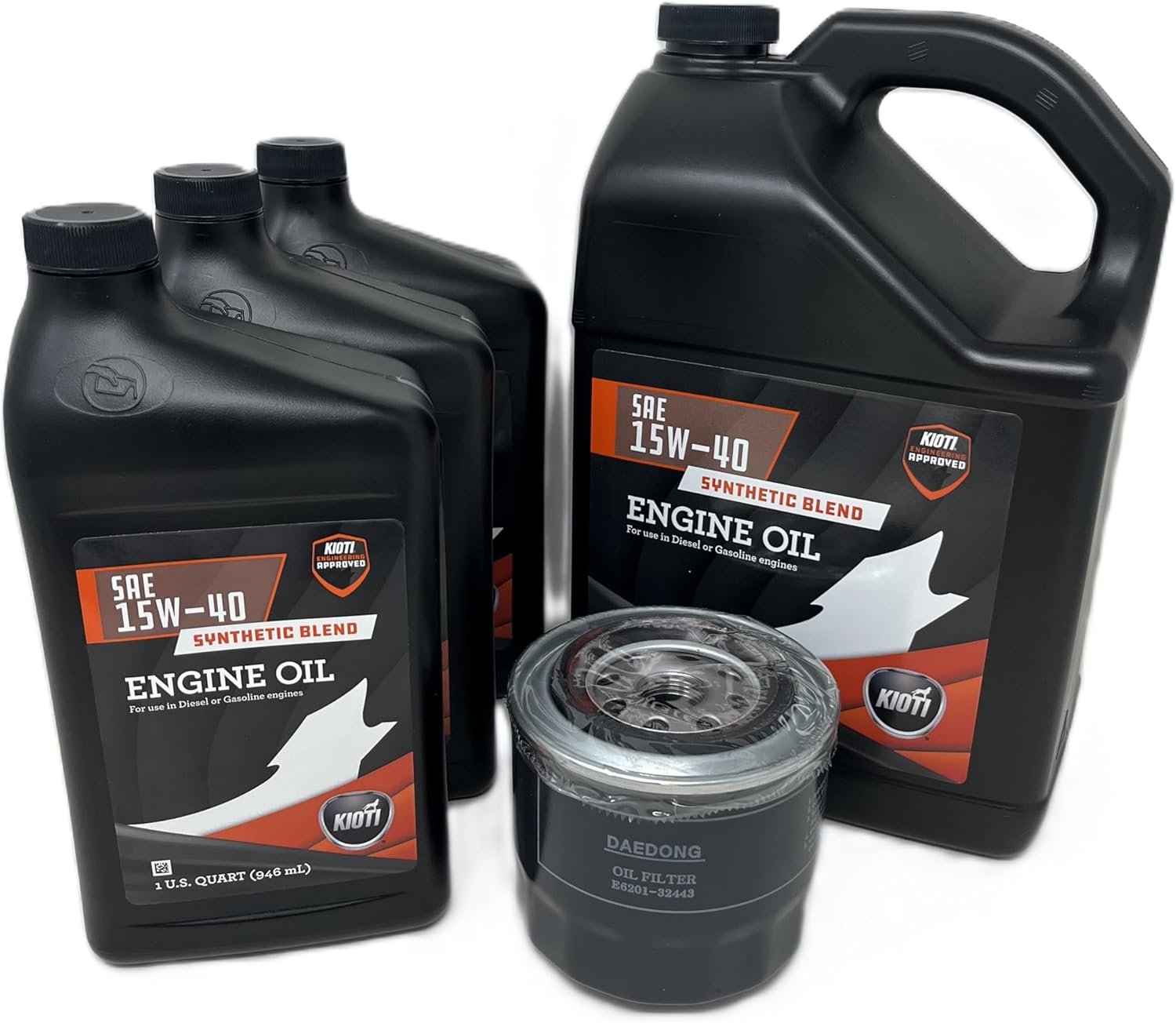 Kioti CK, CX & LK Series Oil Change Kit