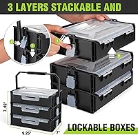 Vista 9 de WORKPRO Taladro inalámbrico de iones de litio y caja de herramientas, juego de taladro eléctrico de 8 V 2.0 Ah con kit de herramientas manuales