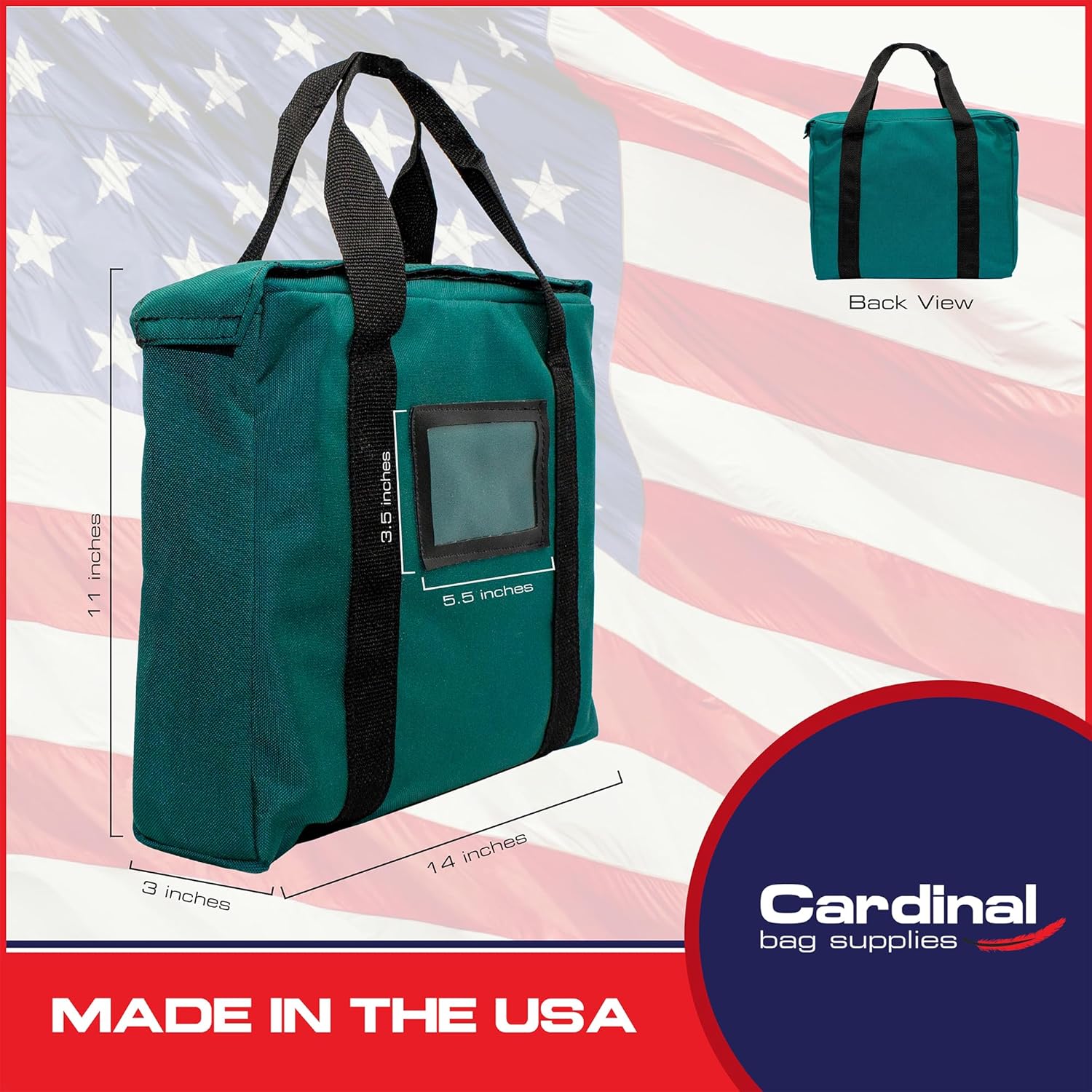 Fire Resistant and Water Repellent Briefcase Document Bag 14 x 11 x 3 Inch