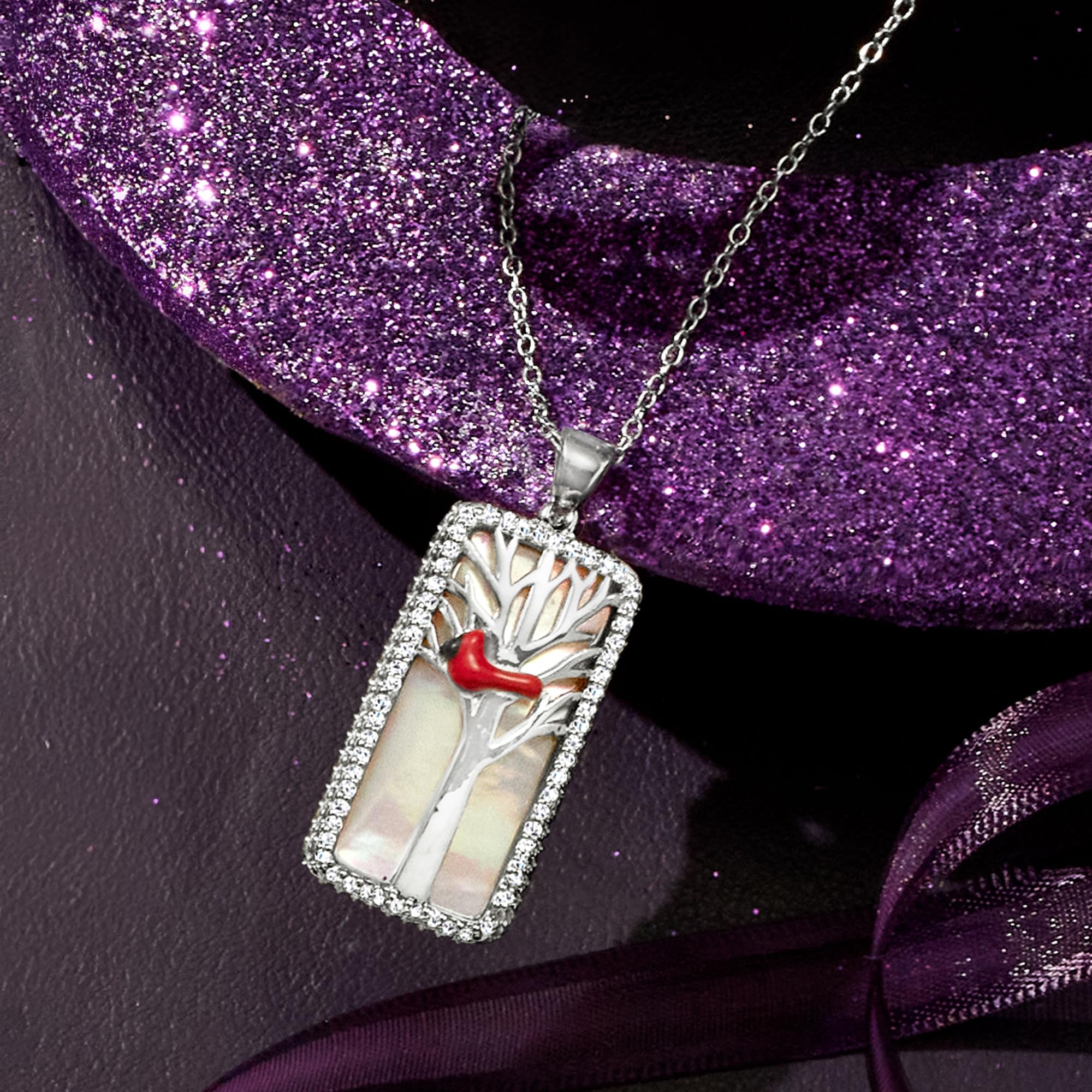 Ross-Simons: Pearl Necklaces - Amazon.com [Ross-Simons] レデイーズ 0.80カラットタンザナイトと.60 ct。 T.W 30 ct。 T.W.スターリング上の