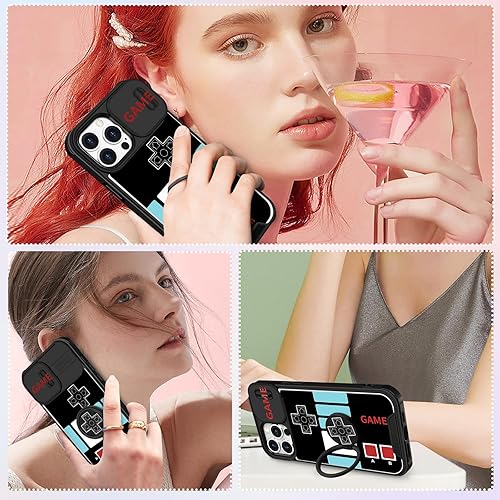 Miniatura 6 de Funermei Funda 2 en 1 para iPhone 15 Pro para niños, bonita funda divertida y divertida de dibujos animados, para niños, niñas y hombres, diseño