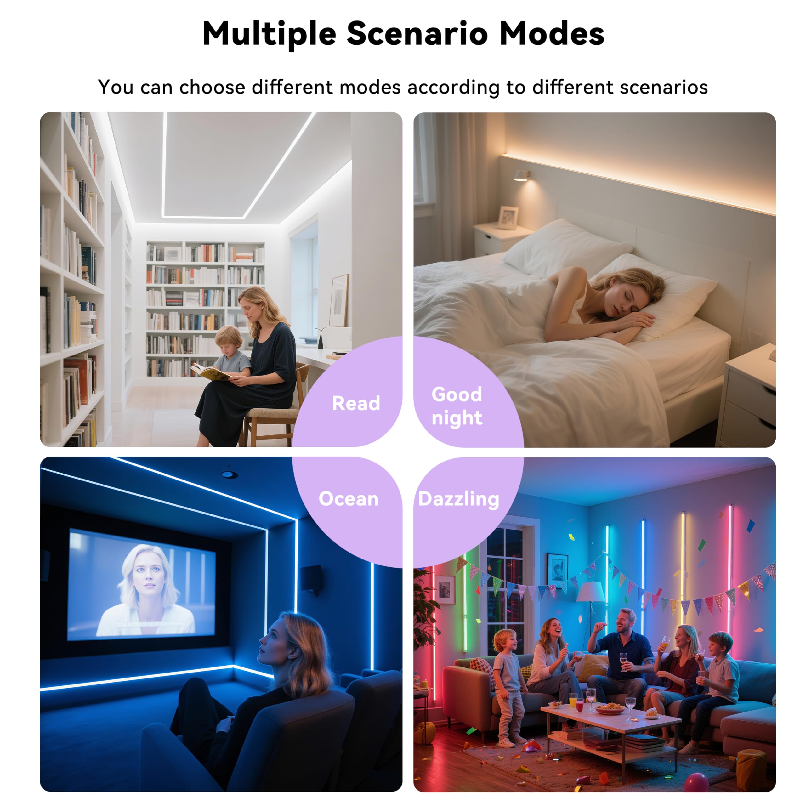 MIWISE Matter LED Controller,Controlador WiFi dimmable para luz de tira led,Compatible con Alexa/Google/Apple Home/Siri,para luz de tira led de color único/CCT/RGB/RGBCCT/RGBW COB,DC12-48V