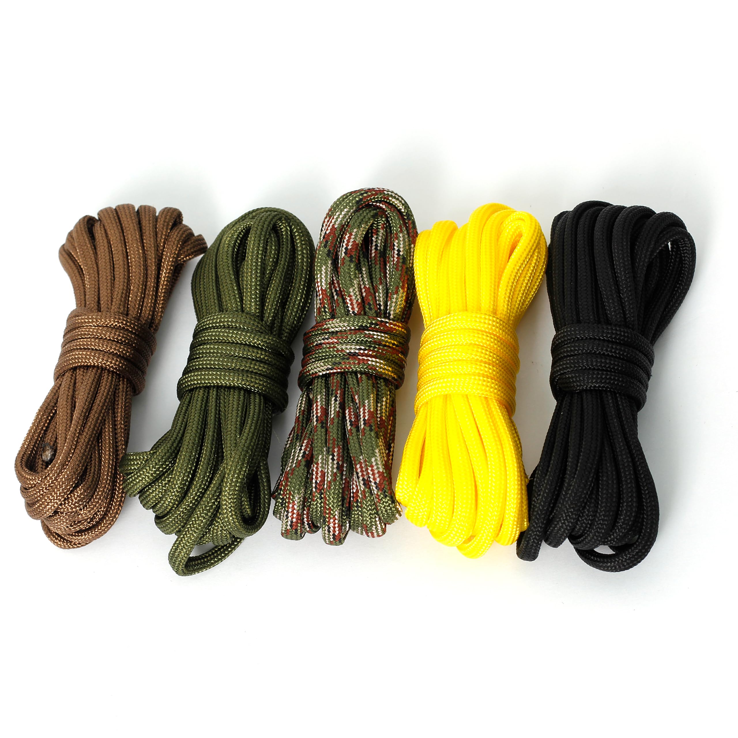 JooBsoso パラコード ストラップ 4mm 長さ3m 5色 ガイロープ キャンプ アウトドア用 多機能 DIY 手芸 友情ブレスレットセット 園芸ロープ クラフトセット ペット首輪