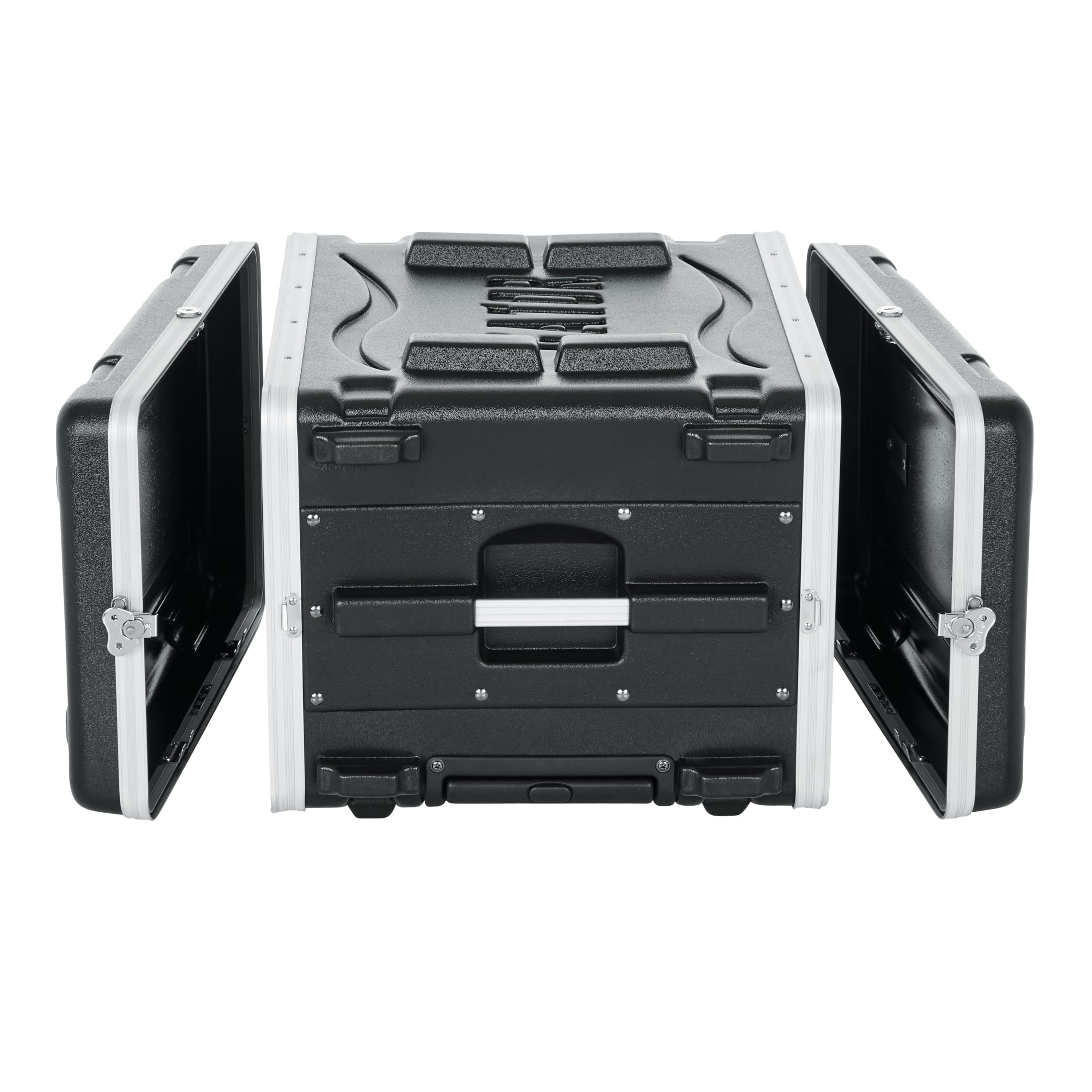 Gator CASES ‑ Custodia da 6U Rack con Ruote Retrattili e Binari Anteriori/Posteriori, Polietilene (GRR‑6L 6U)