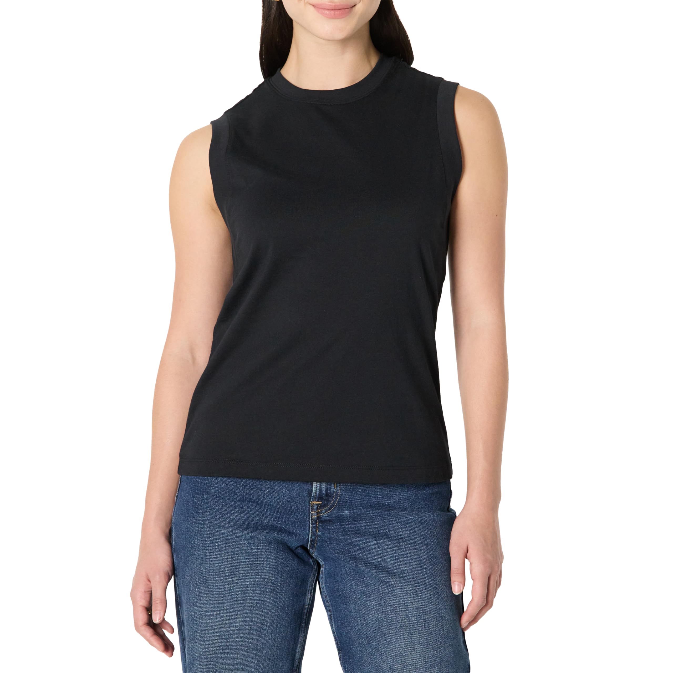 Amazon Essentials Damen Relaxed-Fit-Muscle-T-Shirt Aus Baumwolle