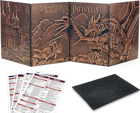 3D Embossed Faux Leather DM Screen 3D Embossed Faux Leather DM Screen