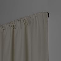 Vista 5 de Barras de cortina Eclipse Clinton, barra de cortina oscurecedora, barra de cortina ajustable envolvente de 5/8 de pulgada, barras de cortina