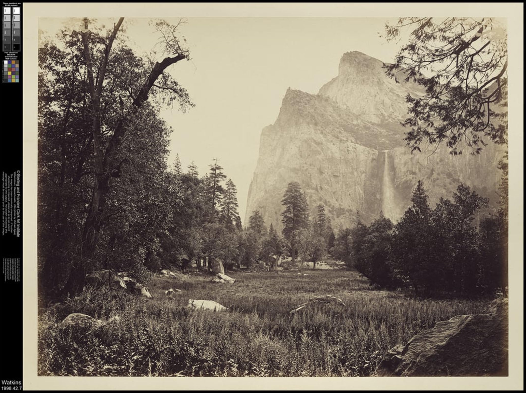 SERENDIPITP Aesthetic Poster Photo Wall Print Retro Picture the Bridal Veil by Carleton E. Watkins Modern Wall Artwork for Home Decor 60x90cm