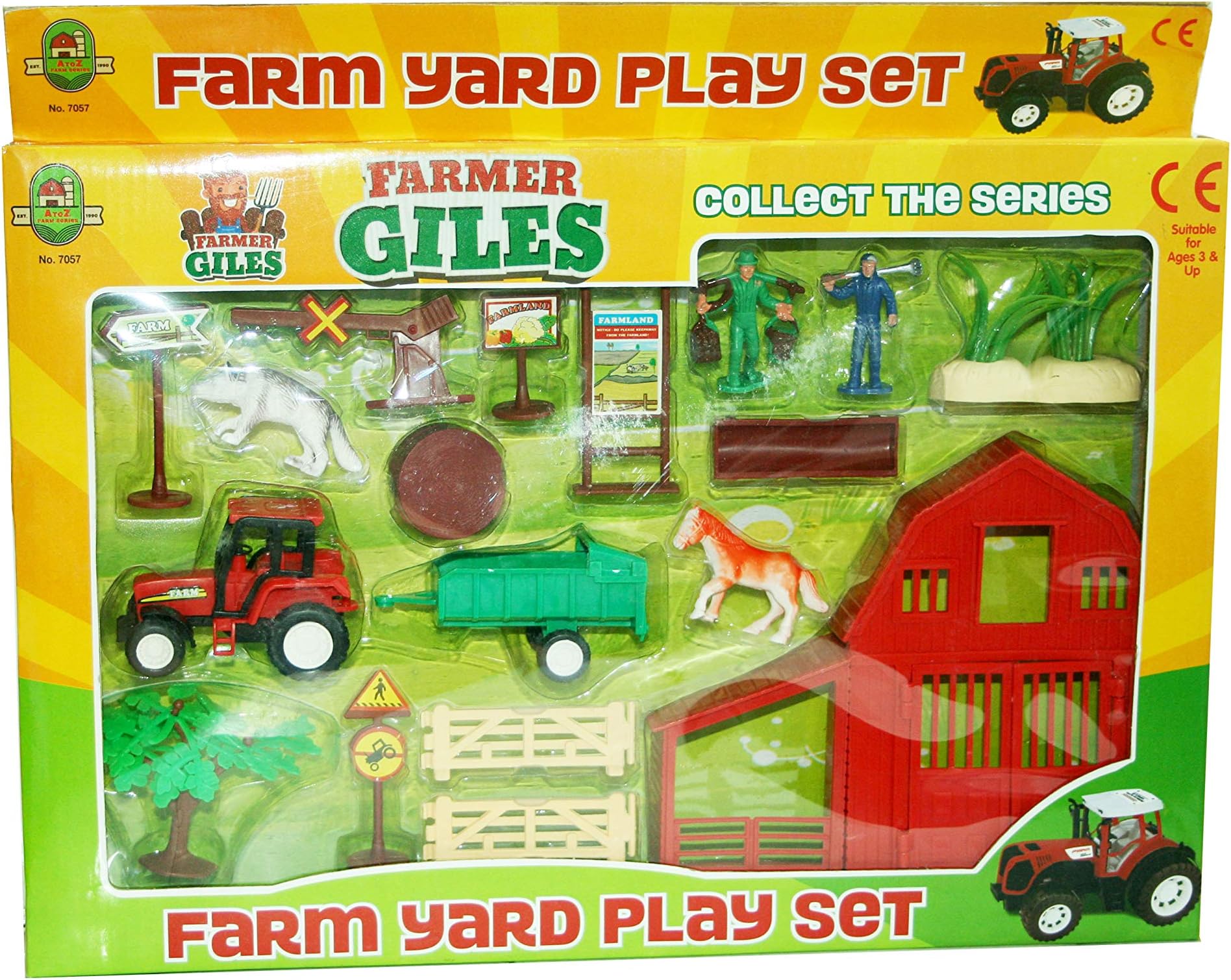 A to Z 7057 Farmyard Playset, Various