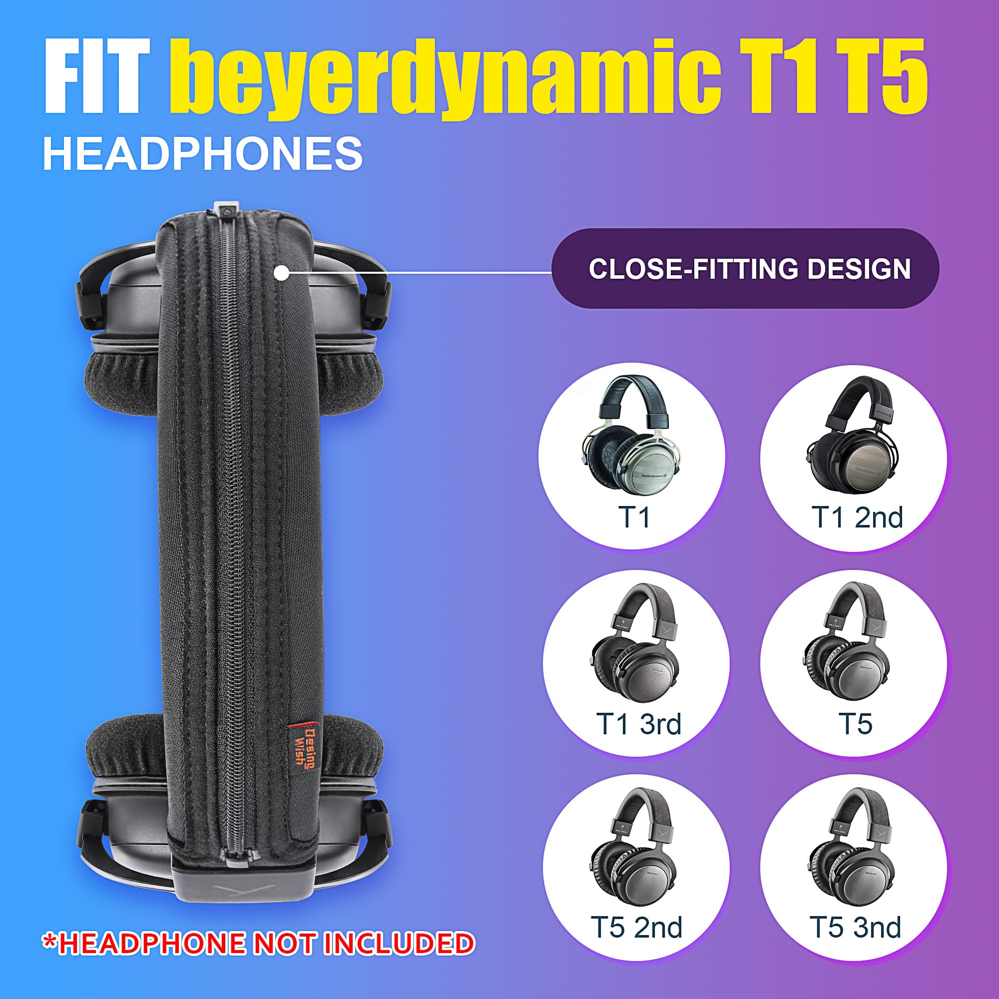 【新品】 beyerdynamic T1/T5 3rd用ヘッドクッションセット Amazon.com: Desing Wish T1 T5 Headband Cover Compatible with