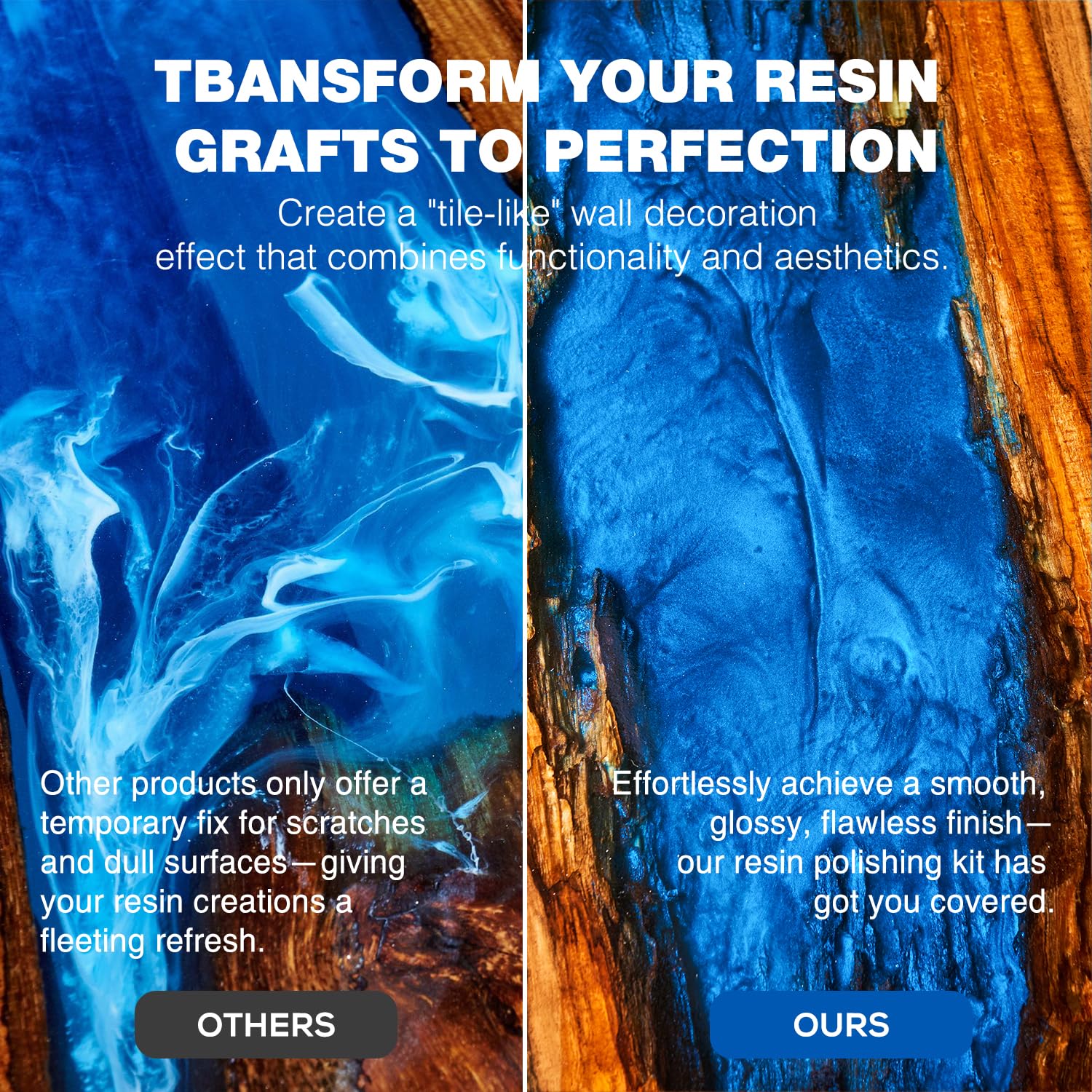 2Pcs Resin Polish, Epoxy Resin Polishing Kit - for Scratching, Sanding, and Polishing, Premium Epoxy Polishing Kit, Polishing Compound for Table Countertop, Removes Scratches & Scuffs - Image 3