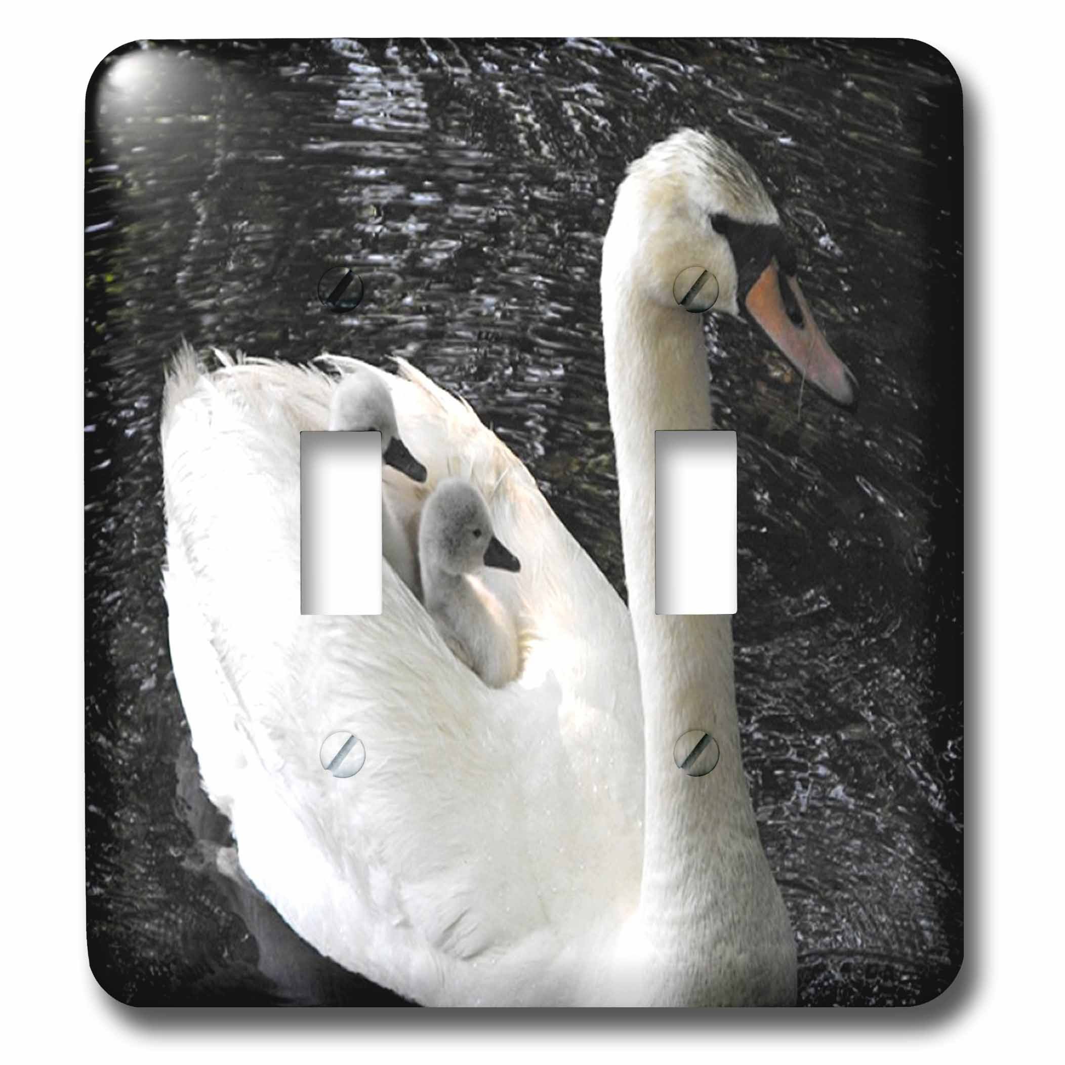 Interrupteur double cygne 3dRose Lsp_80711_2 pour changer votre déco
