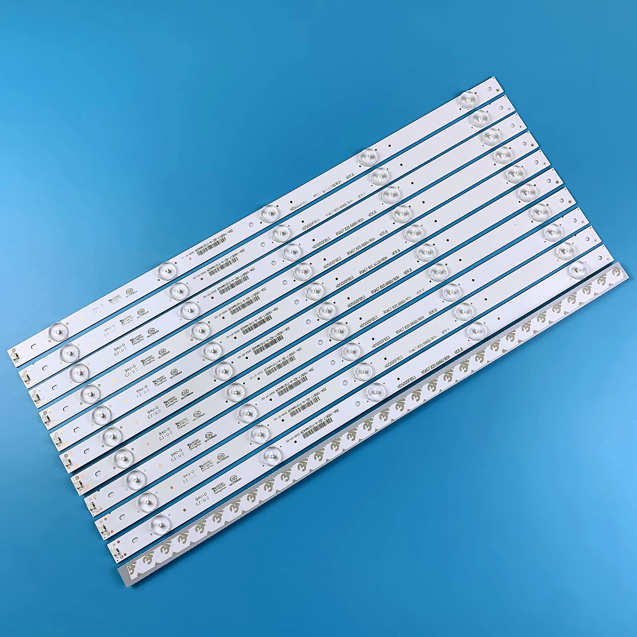 FVBBVCKAA Bandes LED Pour HISENSE 55E7HQ SVH550FA1+ZDJG