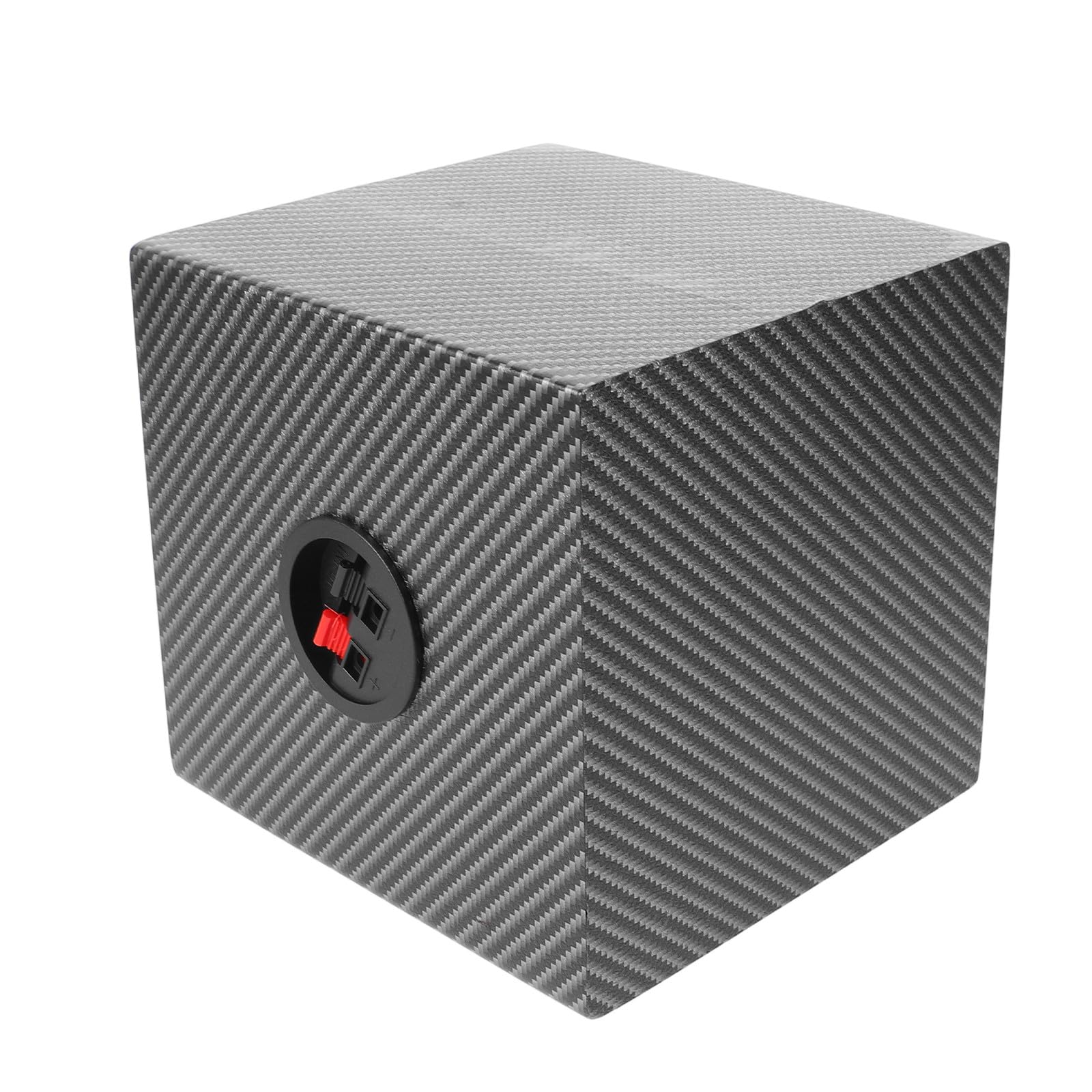 ibasenice Car Speaker Box: 4 Inch Sealed Subwoofer Car Speaker Enclosure Box – Wood Subwoofer Enclosure for Automotive Audio Cabinet Repair