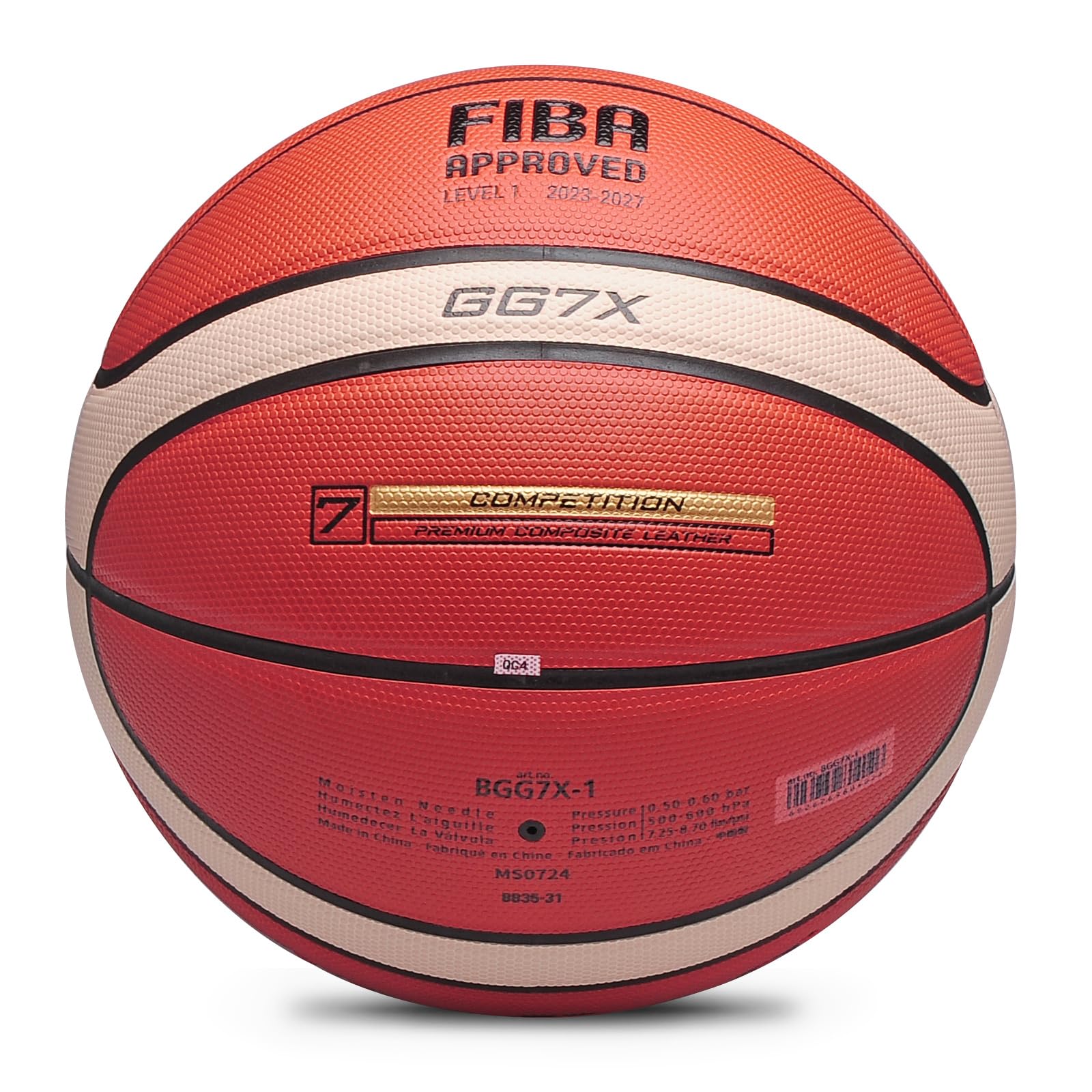 Molten GG7X Official Size #7 PU Leather Match Ball Basketball