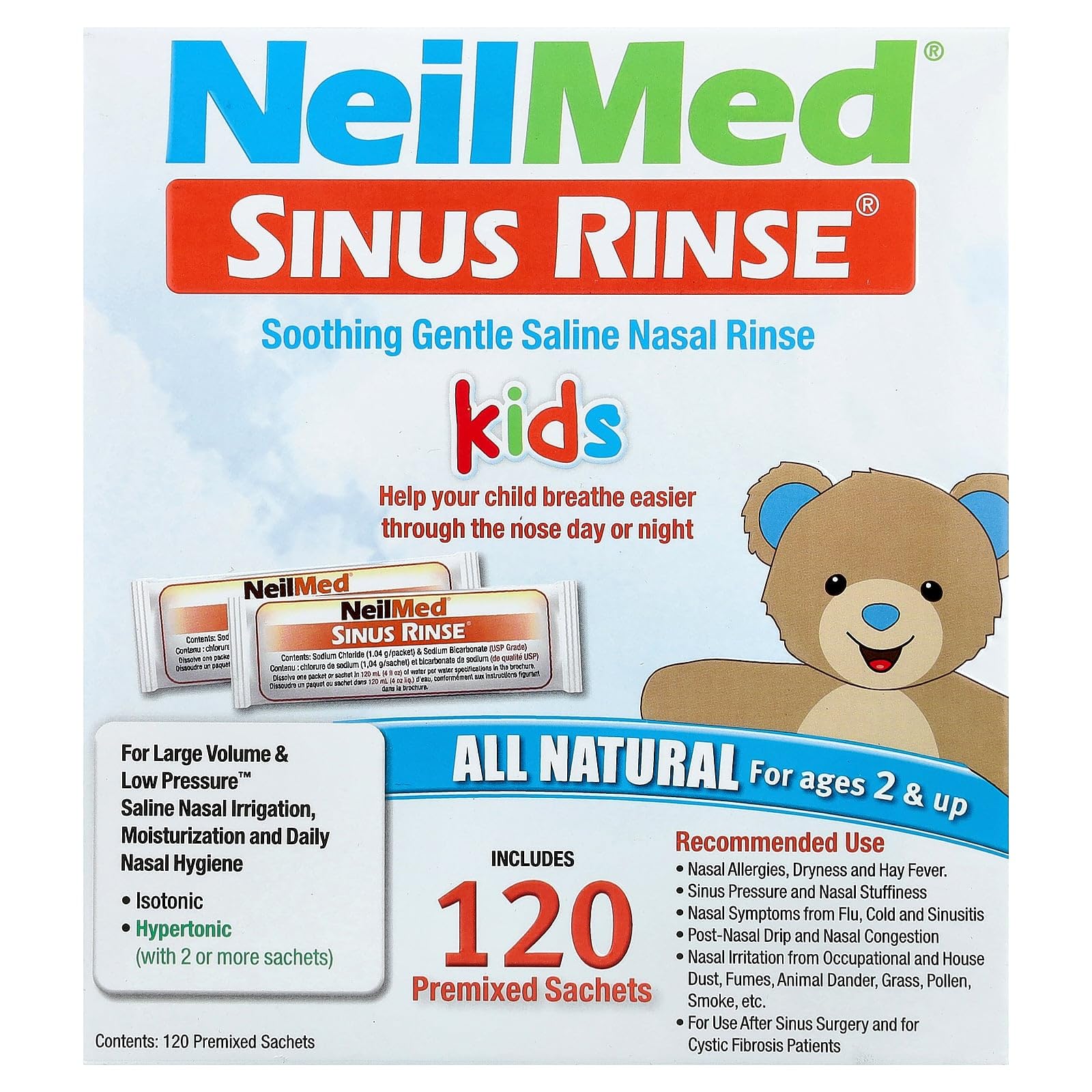 Neilmed Neilmed Sinus Rinse Premixed Pediatric Packets, 100 each