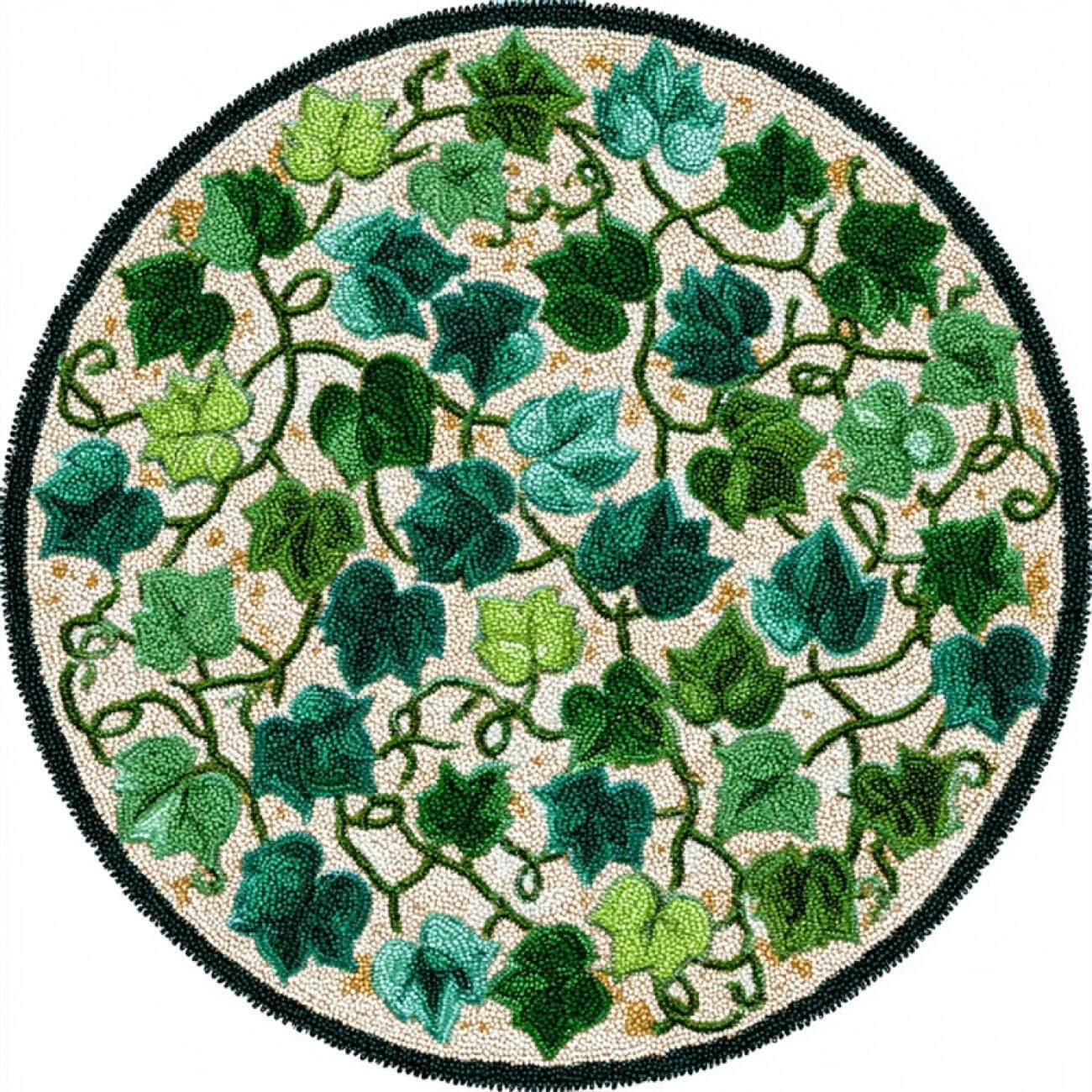 Kitquiver Tapestry Kits for Adults Plant Leaves 80x80cm