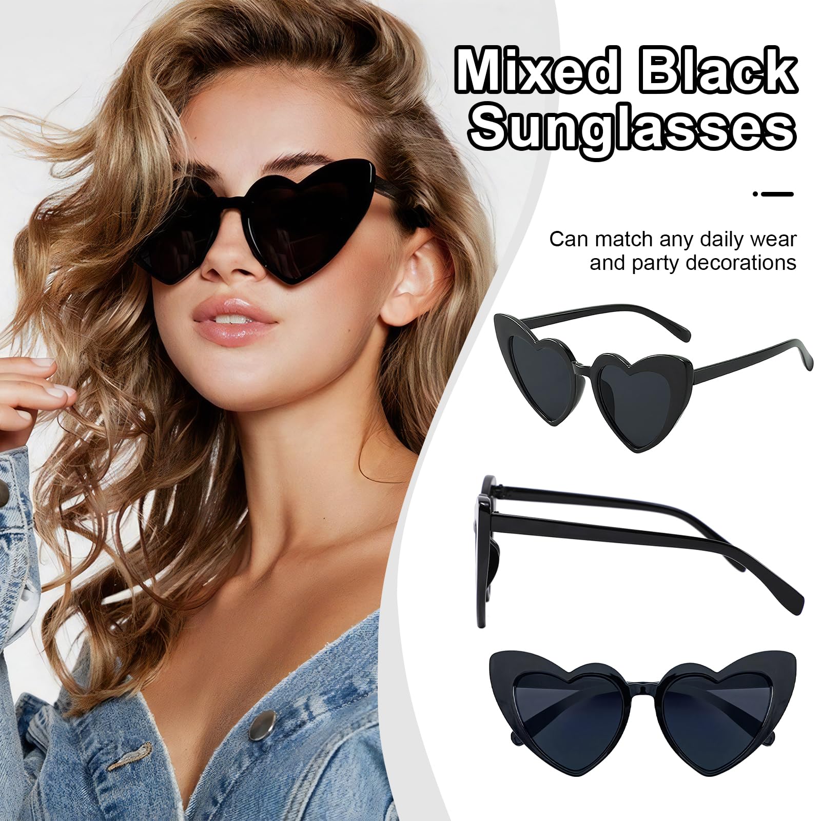 Bundle of Assorted Mixed brands Used Brown & Pink Sunglasses Fashion Accessories Wholesale Fashion Sunglasses Women Assorted New Styles 36 PC  main image 3