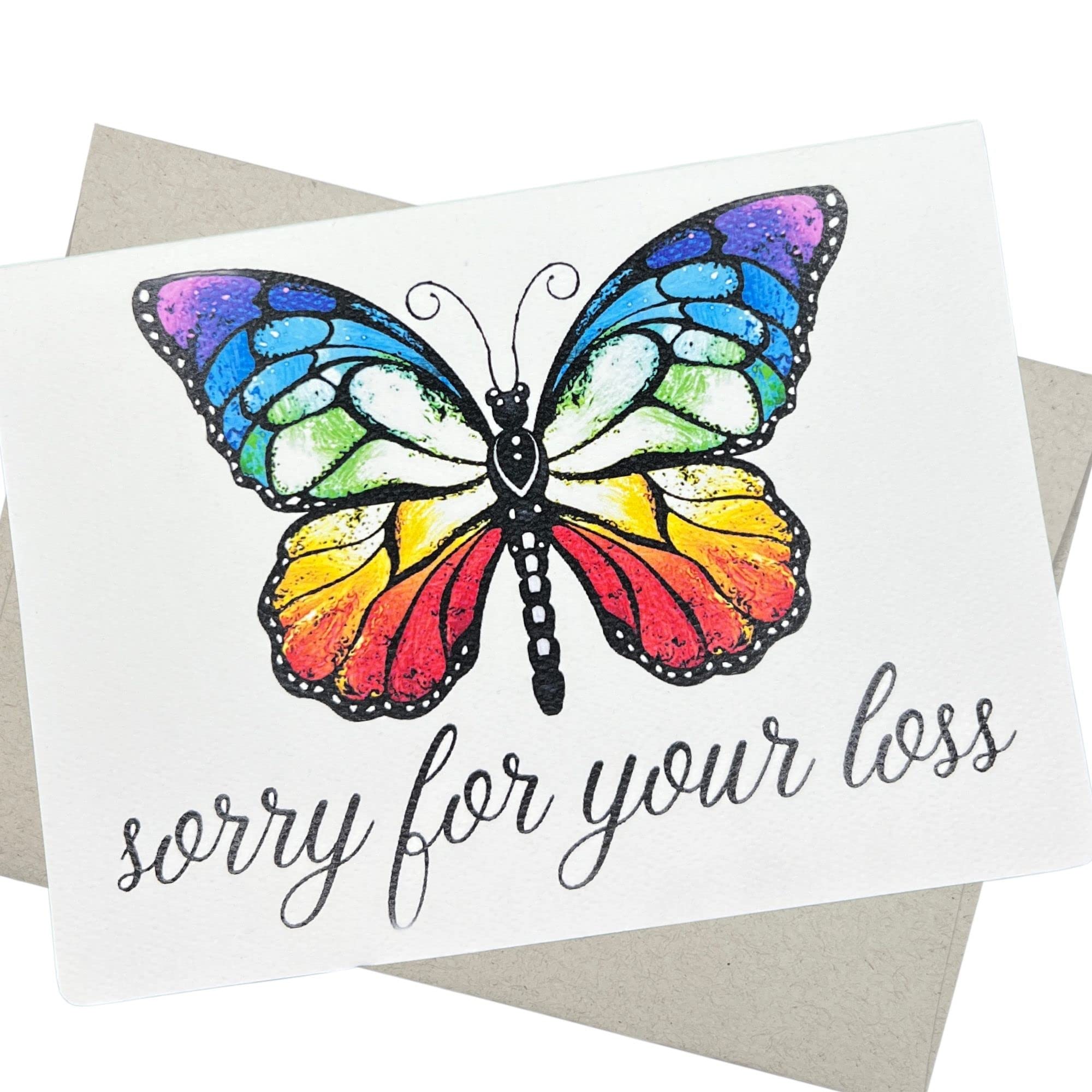 Sorry for Your Loss Card (5X7 Inches and Message Inside